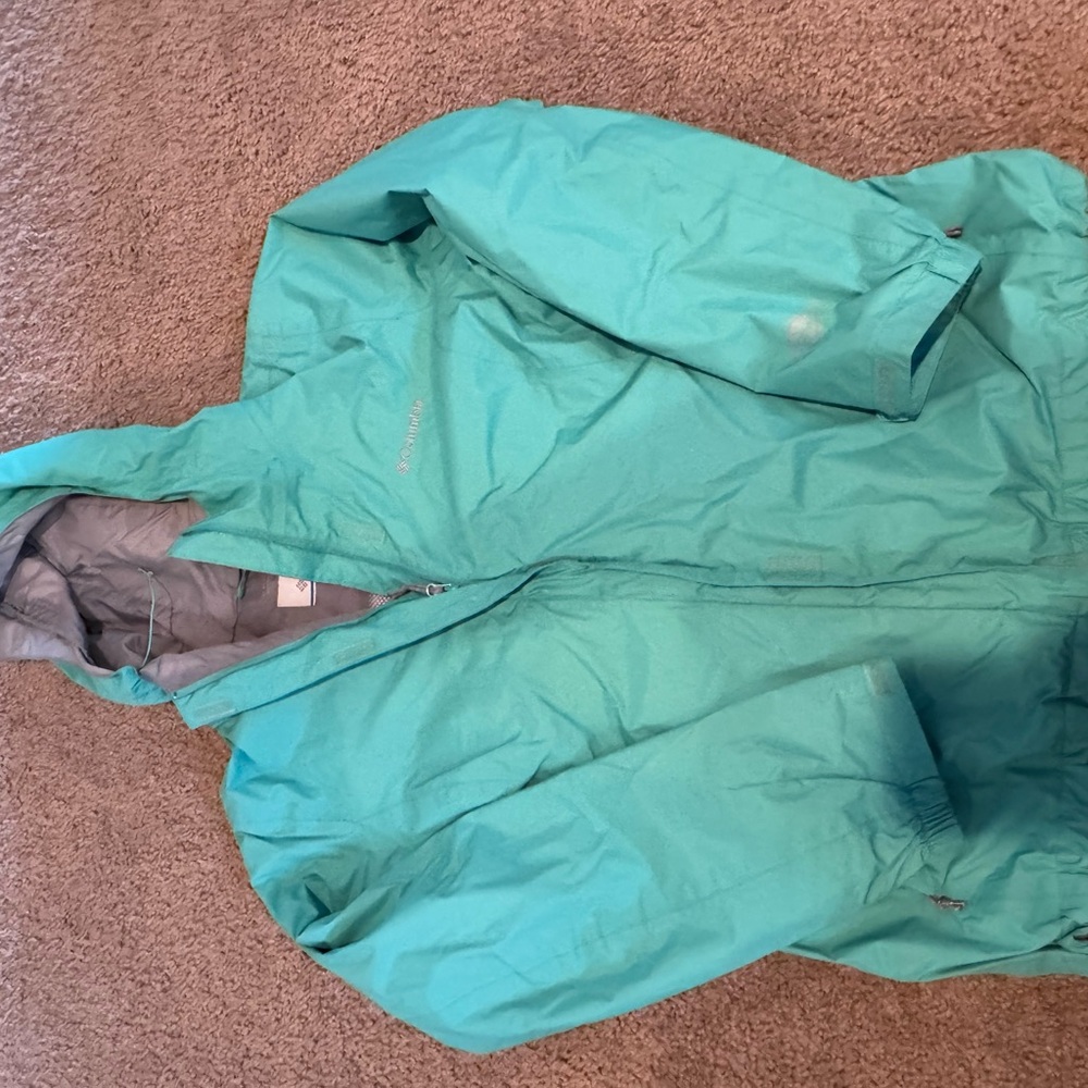 Teal Hooded Jacket